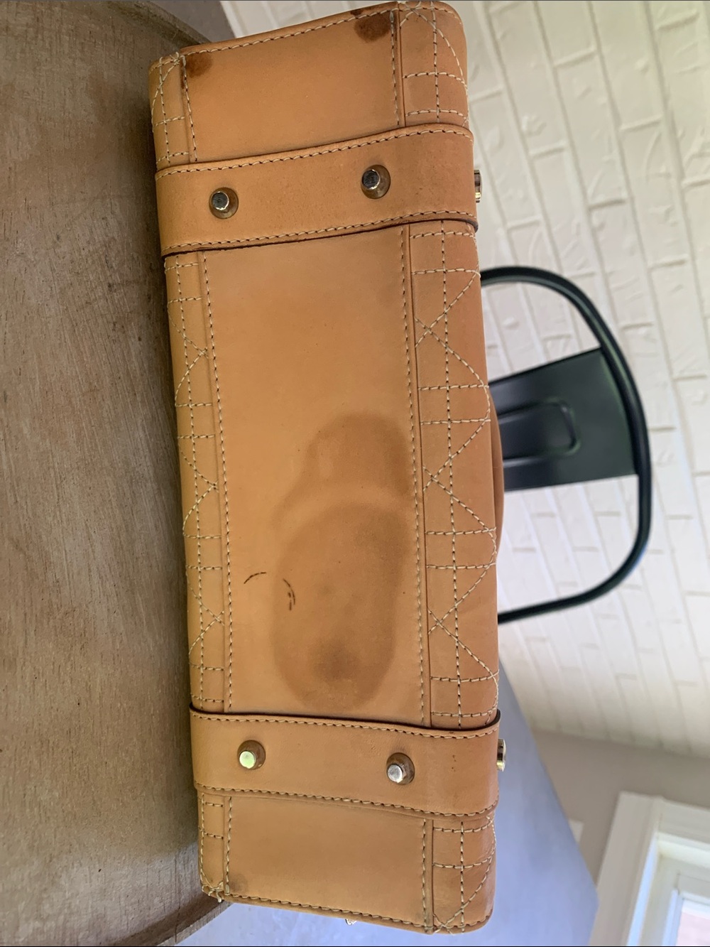 Authentic Christian Dior Calfskin Cannage stitched Small Lady Dior - Picture 14 of 17